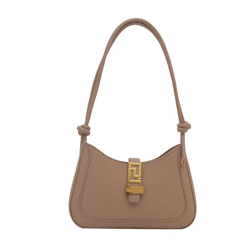 Modische Umhängetasche für Damen ⎜ Retro Tasche mit strukturiertem Design und praktischem Verschluss