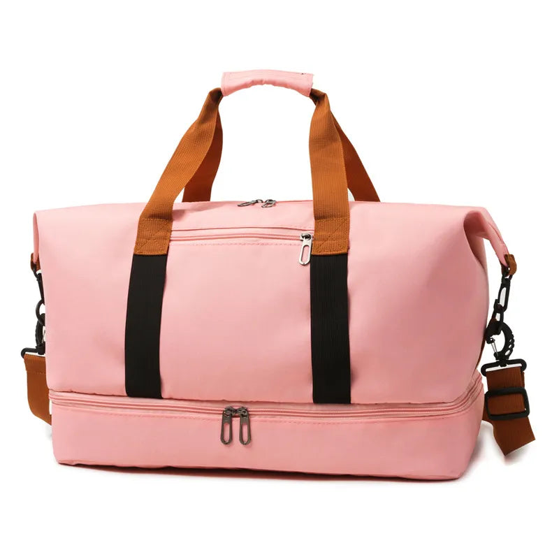 Sporttasche für Damen und Herren ⎜ Große Reisetasche mit Nassfach und separatem Fach für Schuhe oder Zubehör