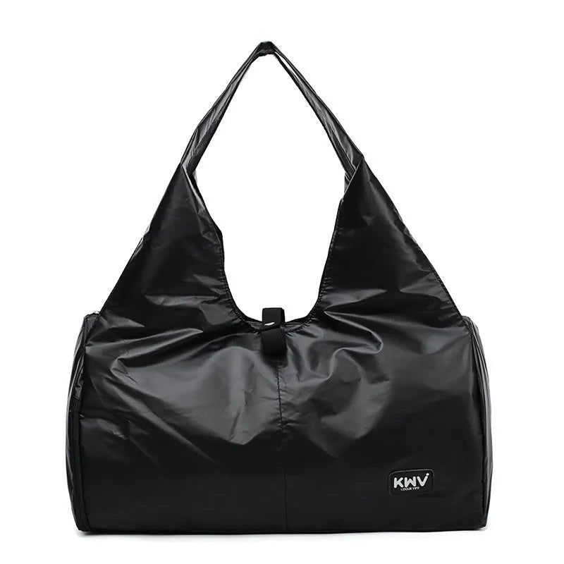 Yogatasche für Damen ⎜ Leichte Schultertasche mit großem Hauptfach und seitlichem Reißverschlussfach