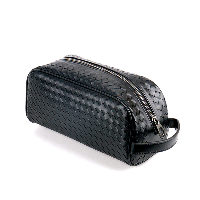 Leder Clutch für Herren ⎜ Handgefertigte Tasche mit großzügigem Stauraum und robustem Reißverschluss
