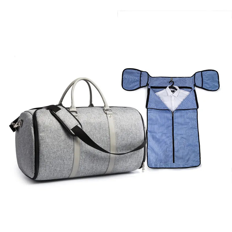 Reisetasche für Damen und Herren ⎜ Große Weekender-Tasche mit Schultergurt und separatem Schuhfach