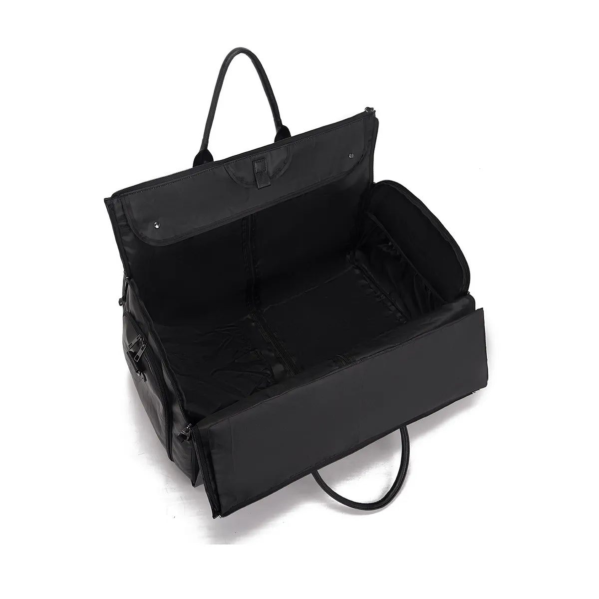 Reisetasche aus PU-Leder ⎜ Praktisches Design mit großer Kapazität und mehreren Außentaschen
