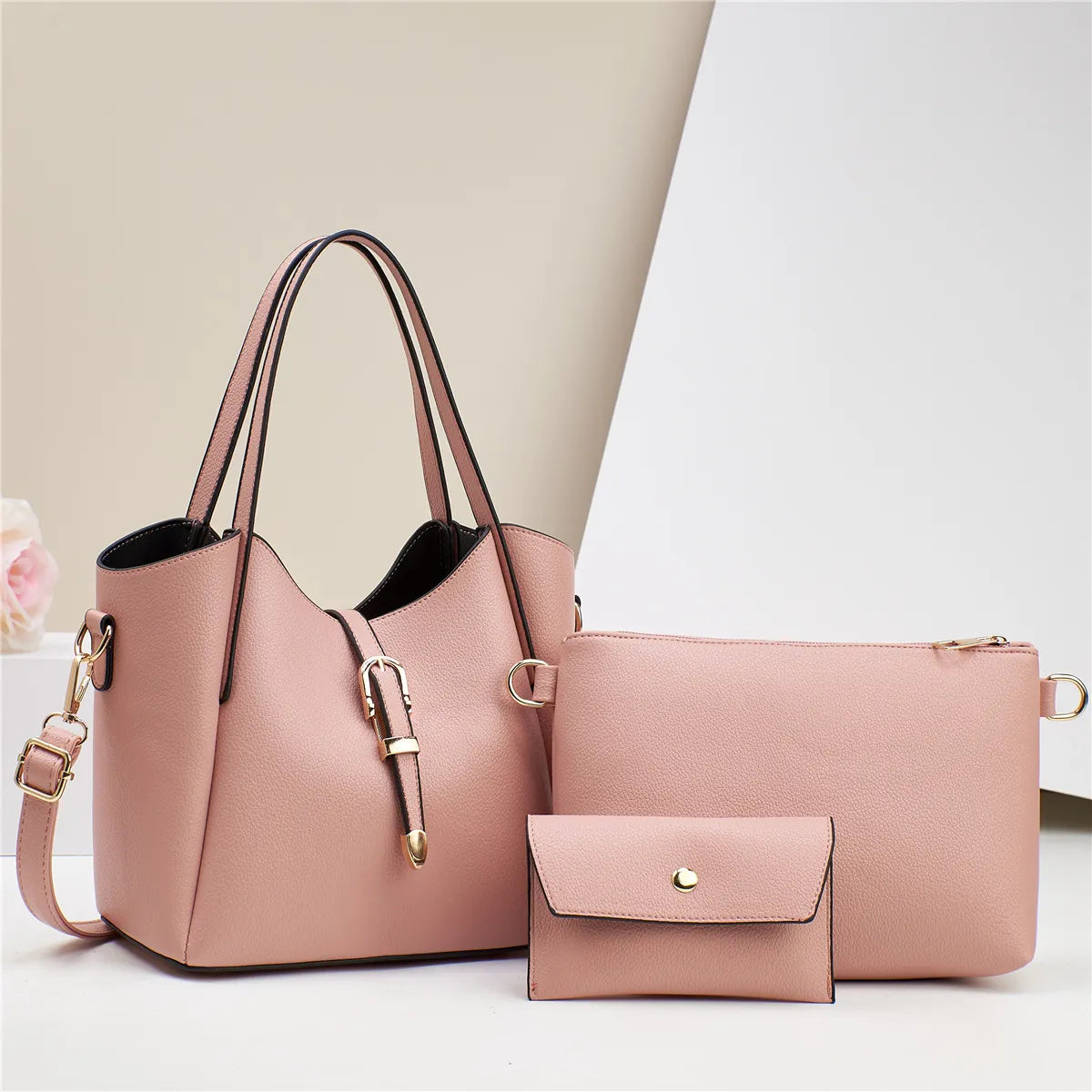 Umhängetasche für Damen ⎜ Drei-teiliges Set mit großem Stauraum und praktischem Design