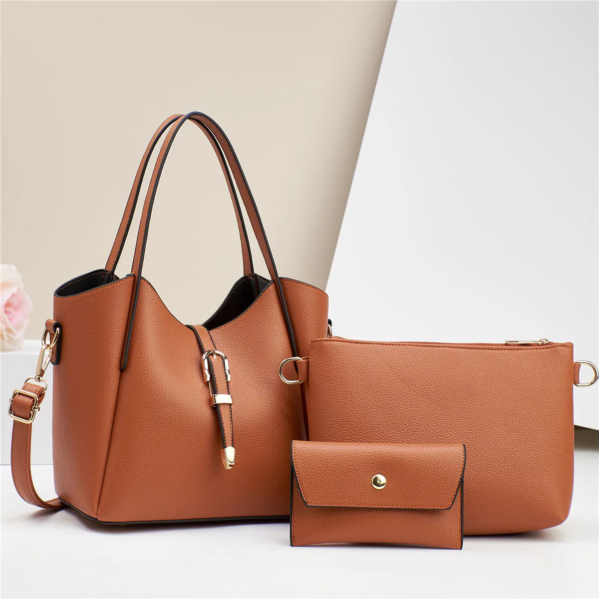 Umhängetasche für Damen ⎜ Drei-teiliges Set mit großem Stauraum und praktischem Design