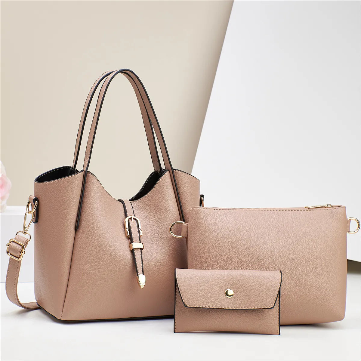 Umhängetasche für Damen ⎜ Drei-teiliges Set mit großem Stauraum und praktischem Design