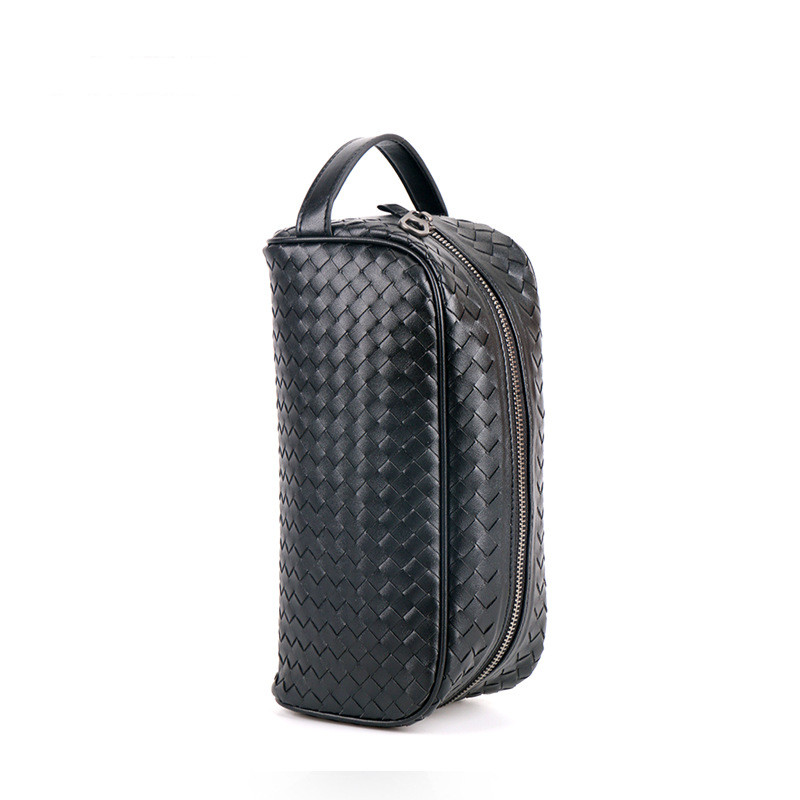 Leder Clutch für Herren ⎜ Handgefertigte Tasche mit großzügigem Stauraum und robustem Reißverschluss