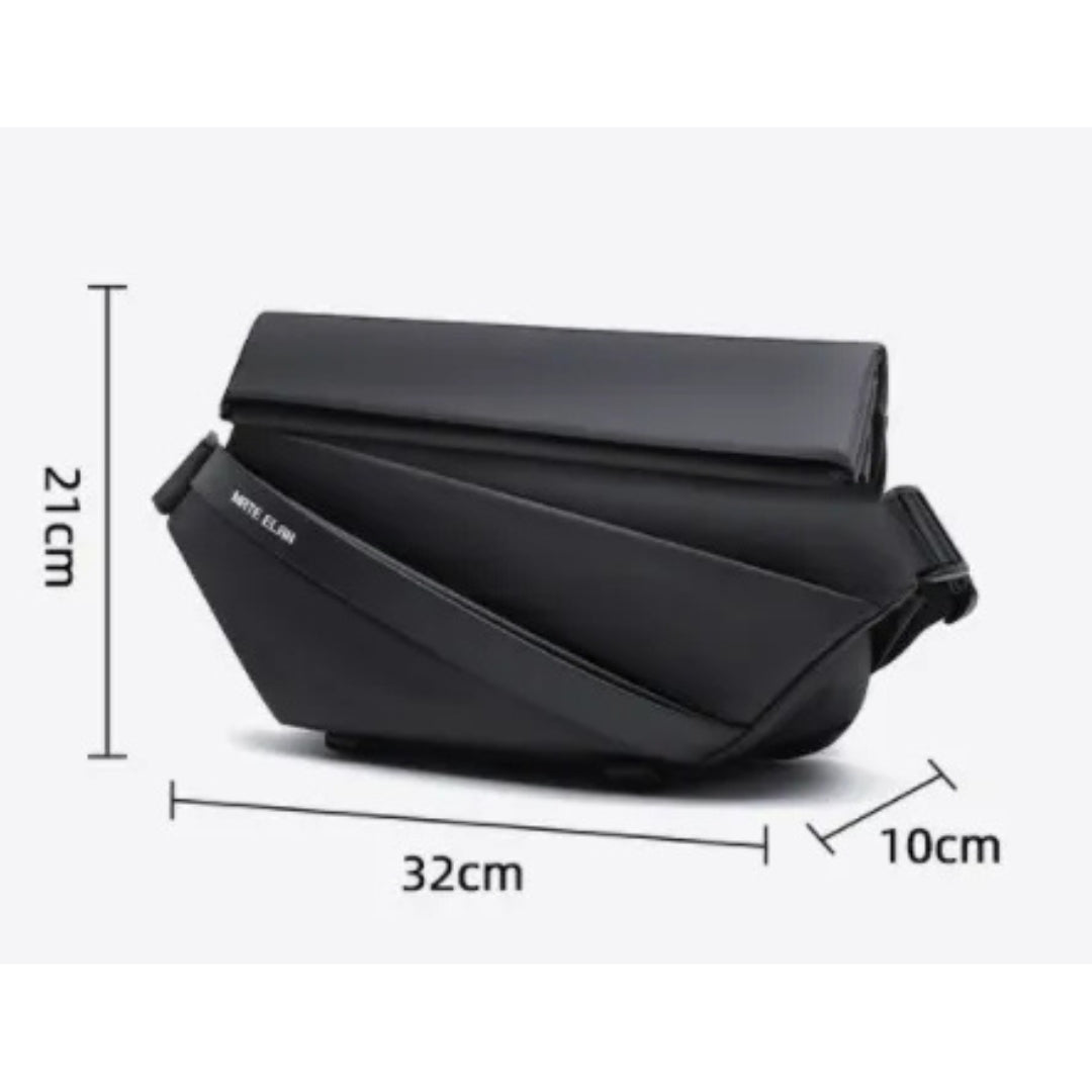 Umhängetasche für Herren ⎜ Modernes Design mit Robuster Struktur und Praktischem Überschlagverschluss