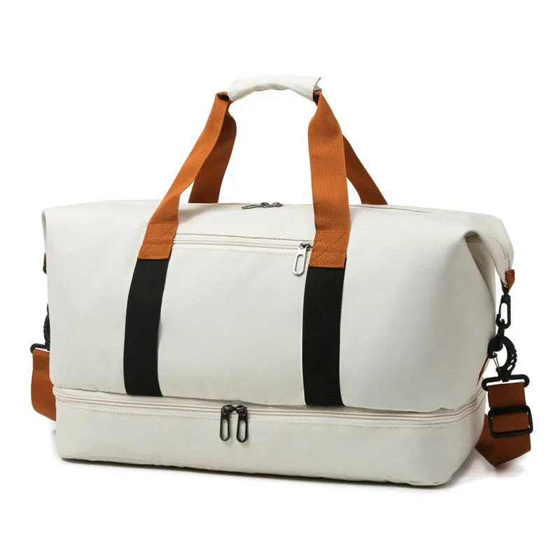 Sporttasche für Damen und Herren ⎜ Große Reisetasche mit Nassfach und separatem Fach für Schuhe oder Zubehör