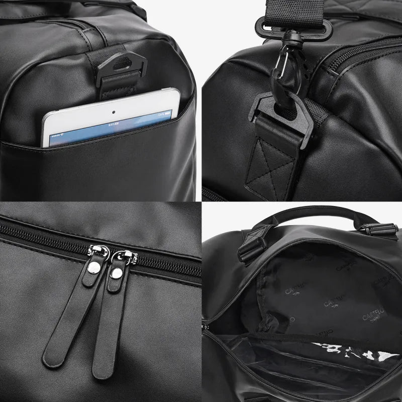 Fitness Tasche ⎜ Große Kapazität und strapazierfähiges Design für Kurzreisen und Sport