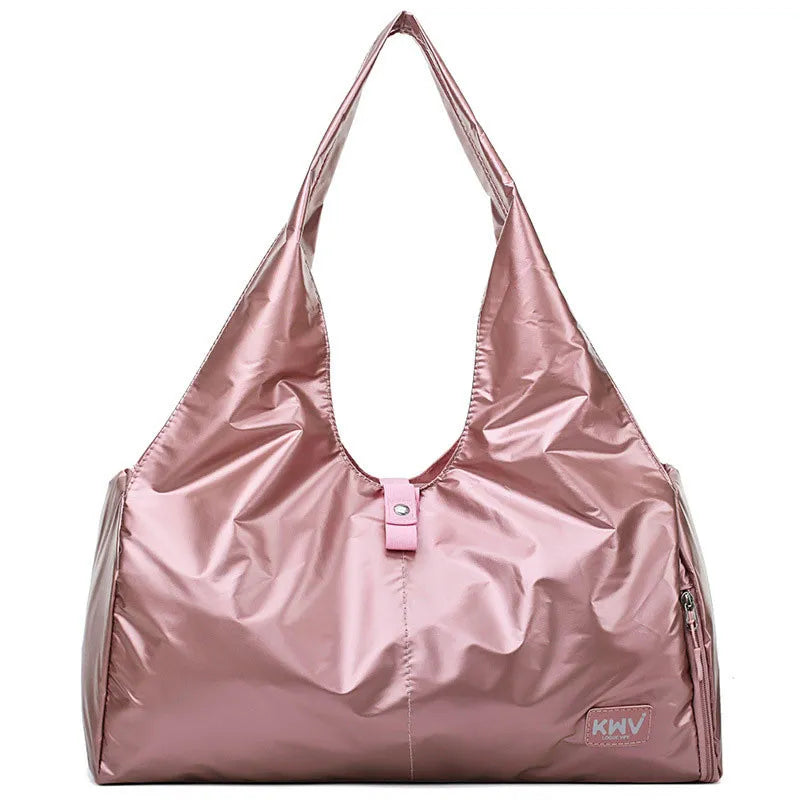 Yogatasche für Damen ⎜ Leichte Schultertasche mit großem Hauptfach und seitlichem Reißverschlussfach