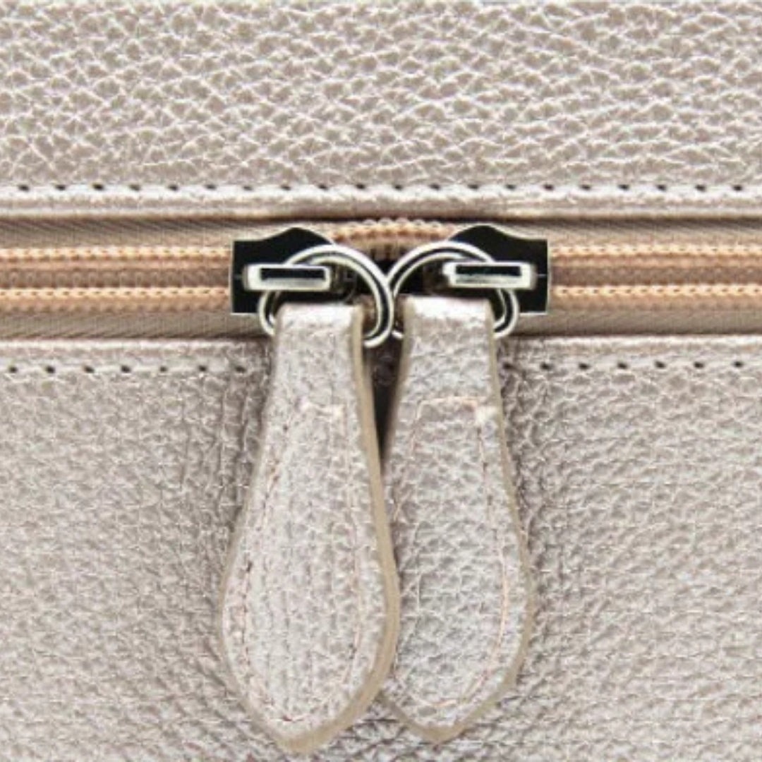 Kosmetiktasche für Damen ⎜ Wasserabweisendes Design mit Integriertem Spiegel und Praktischem Tragegriff