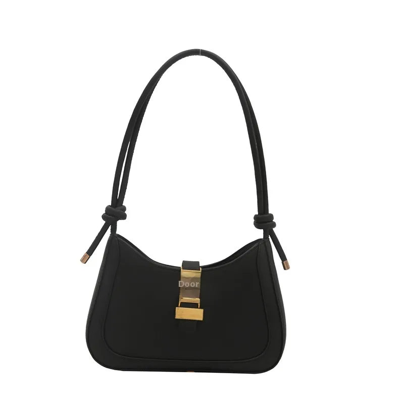 Modische Umhängetasche für Damen ⎜ Retro Tasche mit strukturiertem Design und praktischem Verschluss