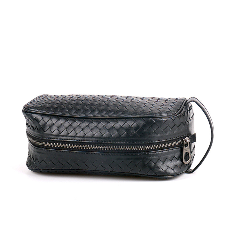 Leder Clutch für Herren ⎜ Handgefertigte Tasche mit großzügigem Stauraum und robustem Reißverschluss