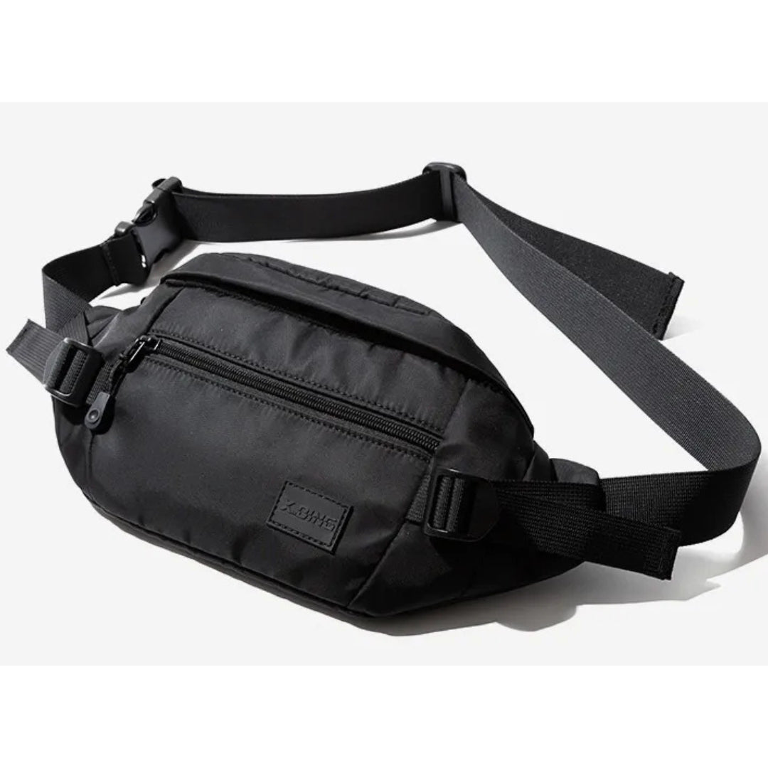 Bauchtasche für Herren ⎜ Leichte Crossbody-Tasche mit Reißverschlussfach und Verstellbarem Gurt