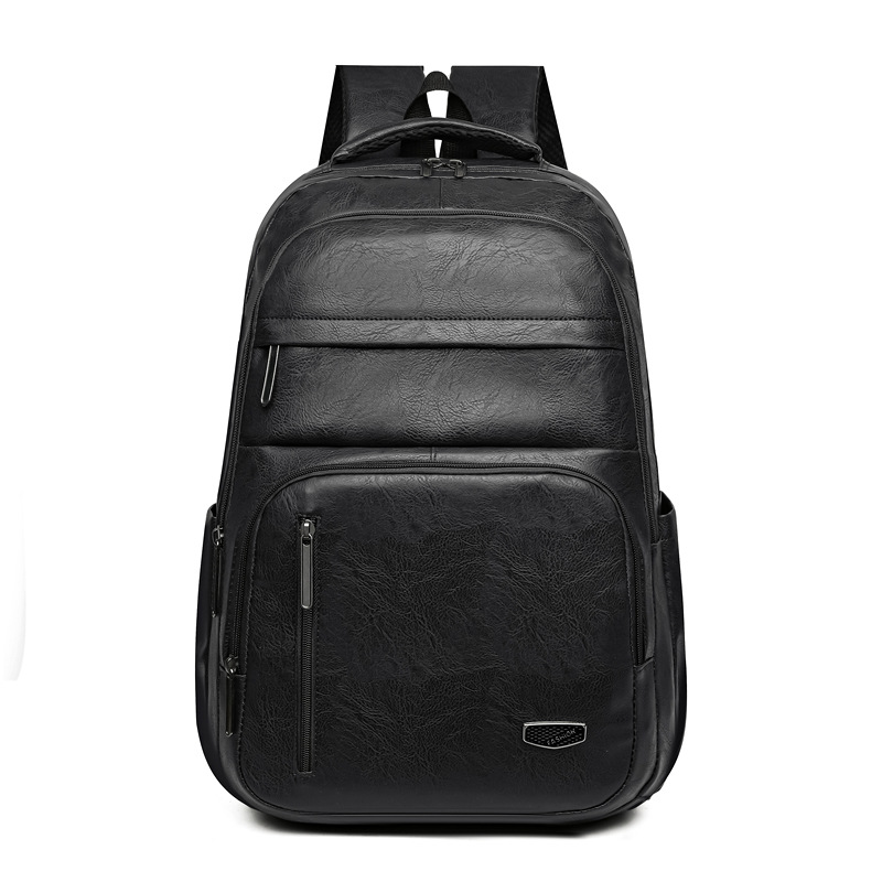 Leder Rucksack für Herren ⎜ Robuster Business-Rucksack mit viel Stauraum für Arbeit und Reisen