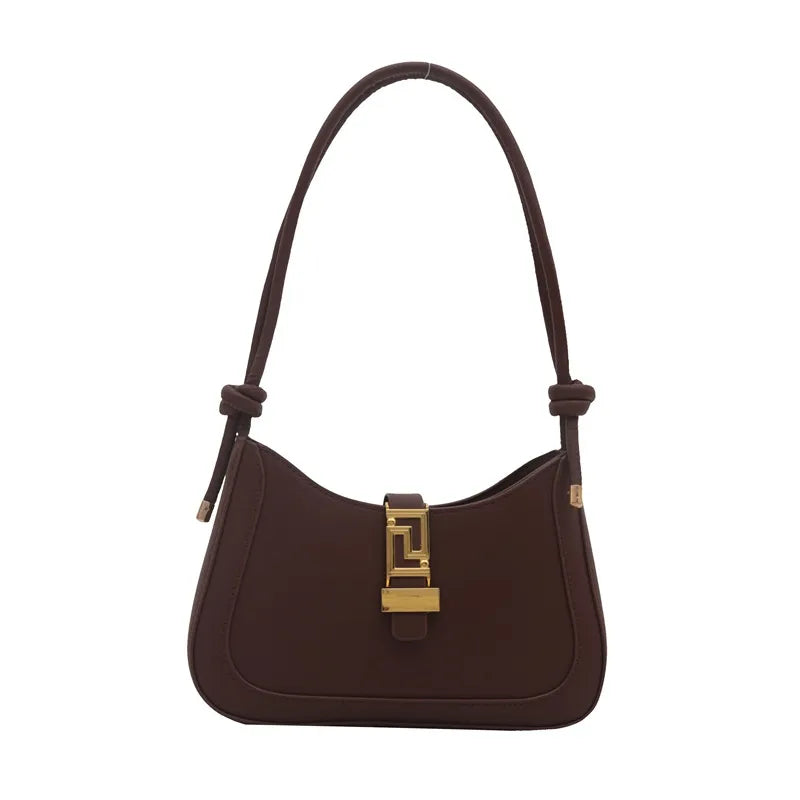 Modische Umhängetasche für Damen ⎜ Retro Tasche mit strukturiertem Design und praktischem Verschluss