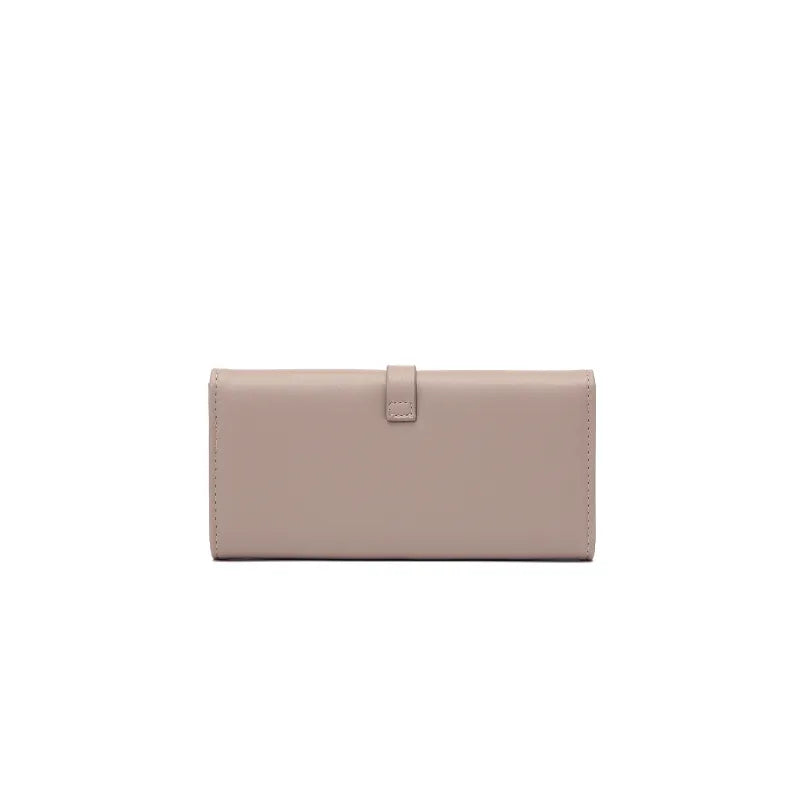 Damen Clutch mit Metallverschluss ⎜ Einfaches Tri-Fold Design in modernen Farben und sicherem Verschluss