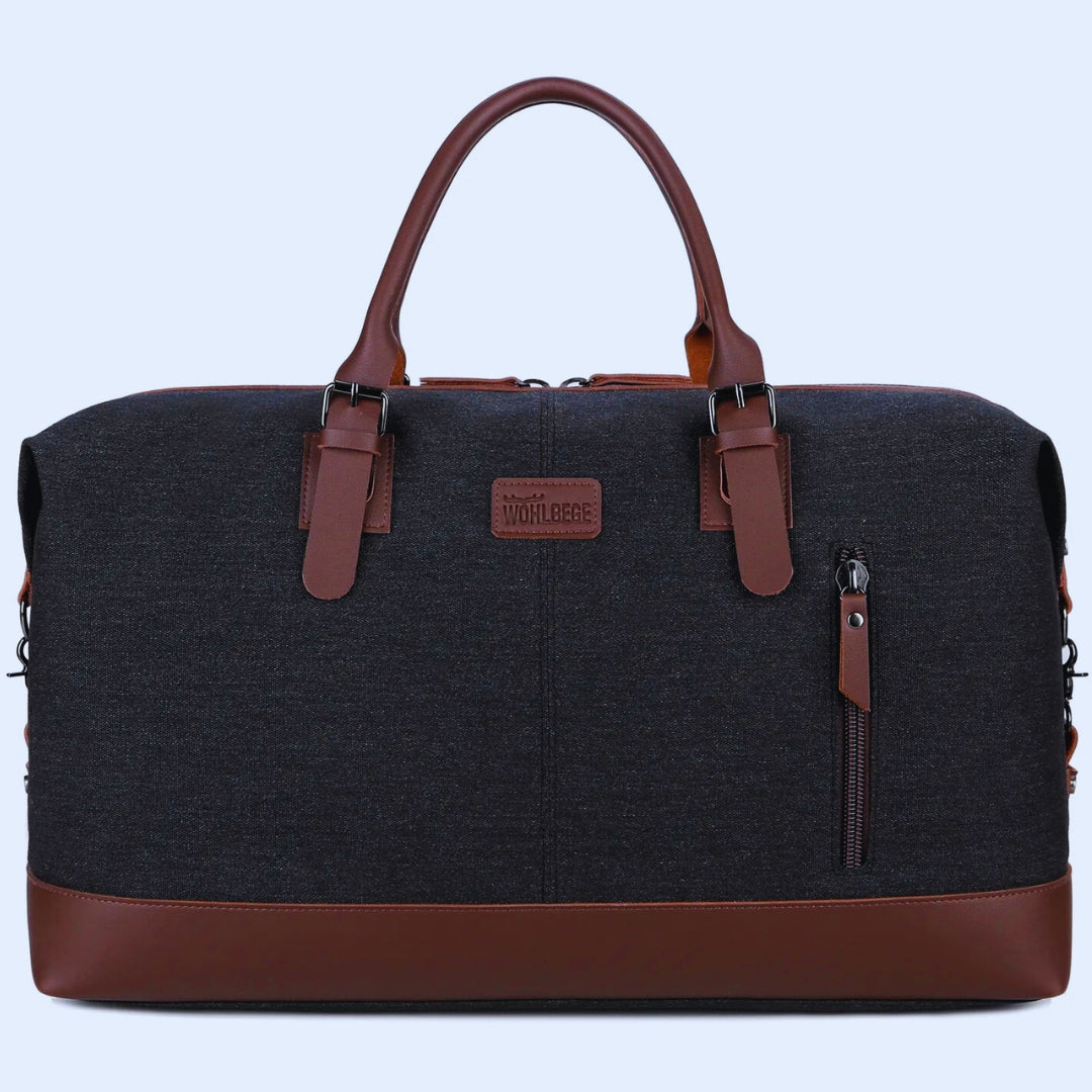 Reisetasche für Herren ⎜ Robuste Canvas-Tasche mit großem Fassungsvermögen für Sport und Outdoor