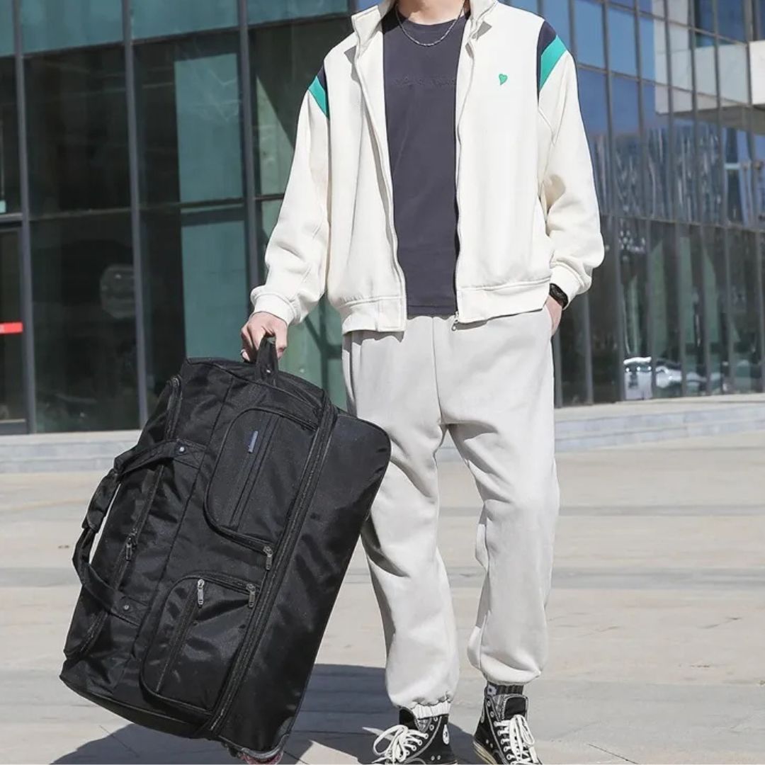 Reisetasche mit Rollen ⎜ Große Kapazität und multifunktionales Design für flexiblen Stauraum