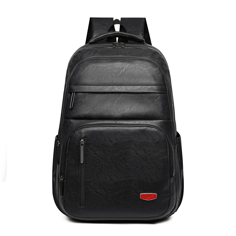 Leder Rucksack für Herren ⎜ Robuster Business-Rucksack mit viel Stauraum für Arbeit und Reisen