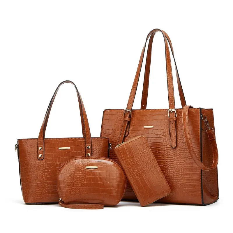 Handtaschen-Set für Damen ⎜ 4-teiliges Set mit eleganten Taschen für verschiedene Anlässe