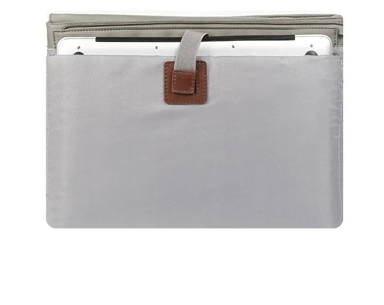Umhängetasche für Herren ⎜ Lässige Canvas-Tasche mit Tragegriff und stilvollen Riemen für Alltag und Büro