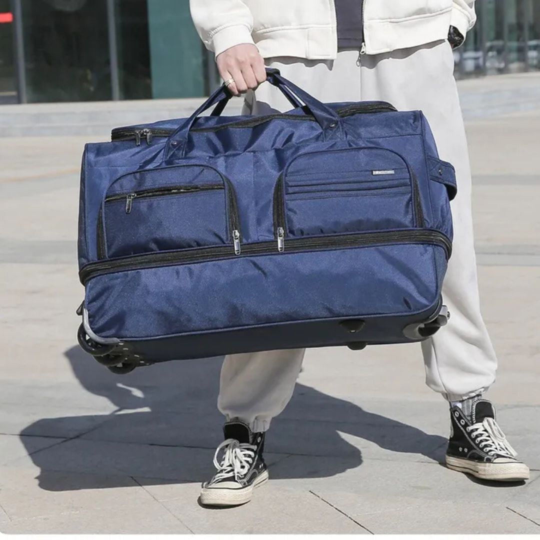 Reisetasche mit Rollen ⎜ Große Kapazität und multifunktionales Design für flexiblen Stauraum