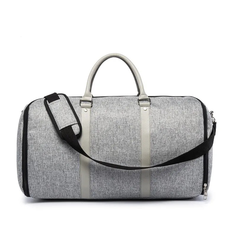 Reisetasche für Damen und Herren ⎜ Große Weekender-Tasche mit Schultergurt und separatem Schuhfach