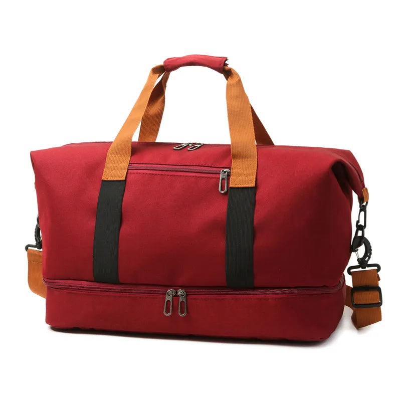Sporttasche für Damen und Herren ⎜ Große Reisetasche mit Nassfach und separatem Fach für Schuhe oder Zubehör