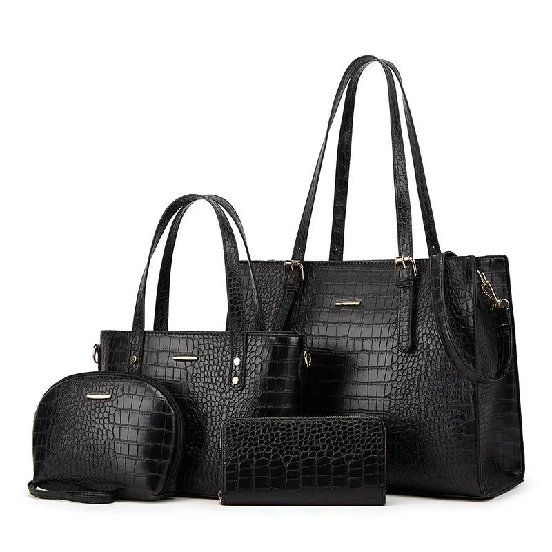 Handtaschen-Set für Damen ⎜ 4-teiliges Set mit eleganten Taschen für verschiedene Anlässe