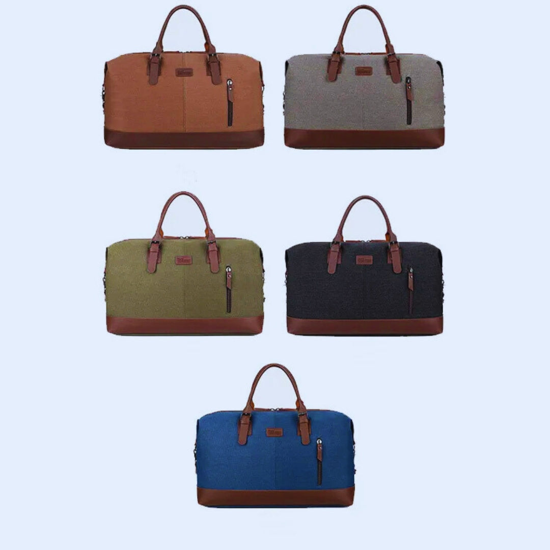 Reisetasche für Herren ⎜ Robuste Canvas-Tasche mit großem Fassungsvermögen für Sport und Outdoor