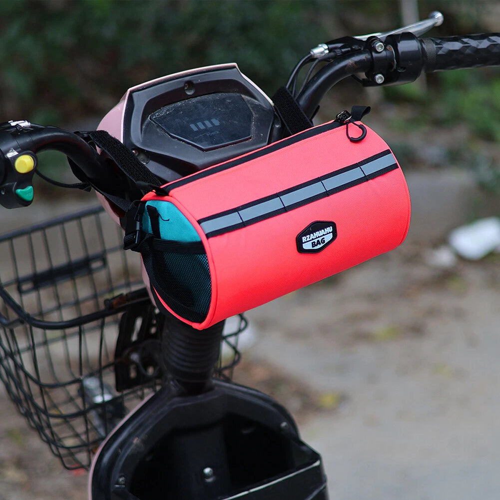 Fahrrad-Lenkertasche ⎜ Kompakte Rahmentasche mit großer Kapazität und reflektierendem Streifen