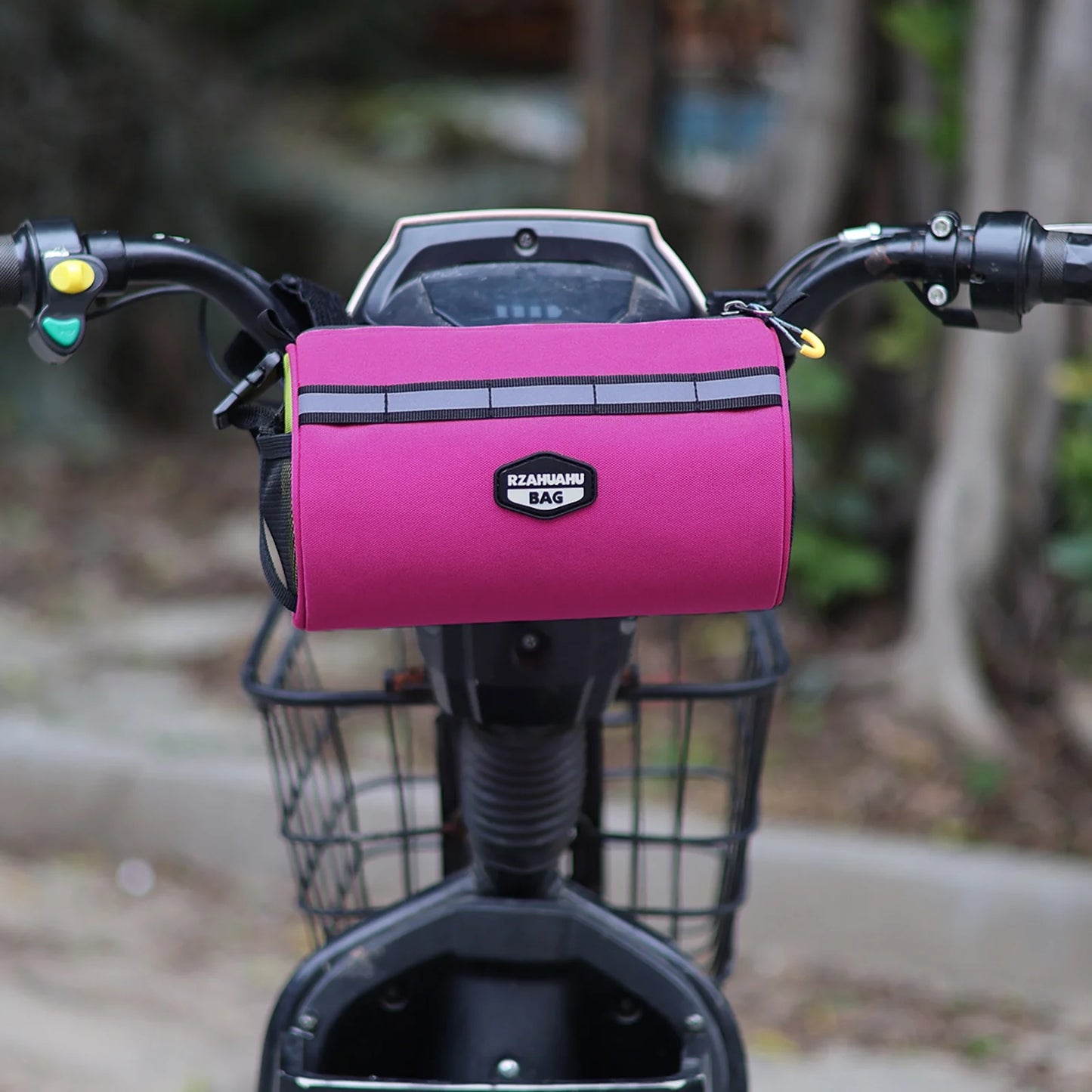Fahrrad-Lenkertasche ⎜ Kompakte Rahmentasche mit großer Kapazität und reflektierendem Streifen