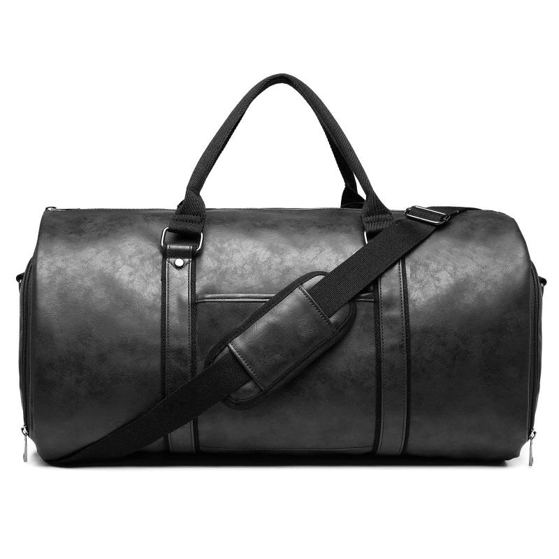 Anzugtasche für Herren mit Tragegurt ⎜ Knitterfreie Reisetasche mit Anzugfach und großem Innenraum