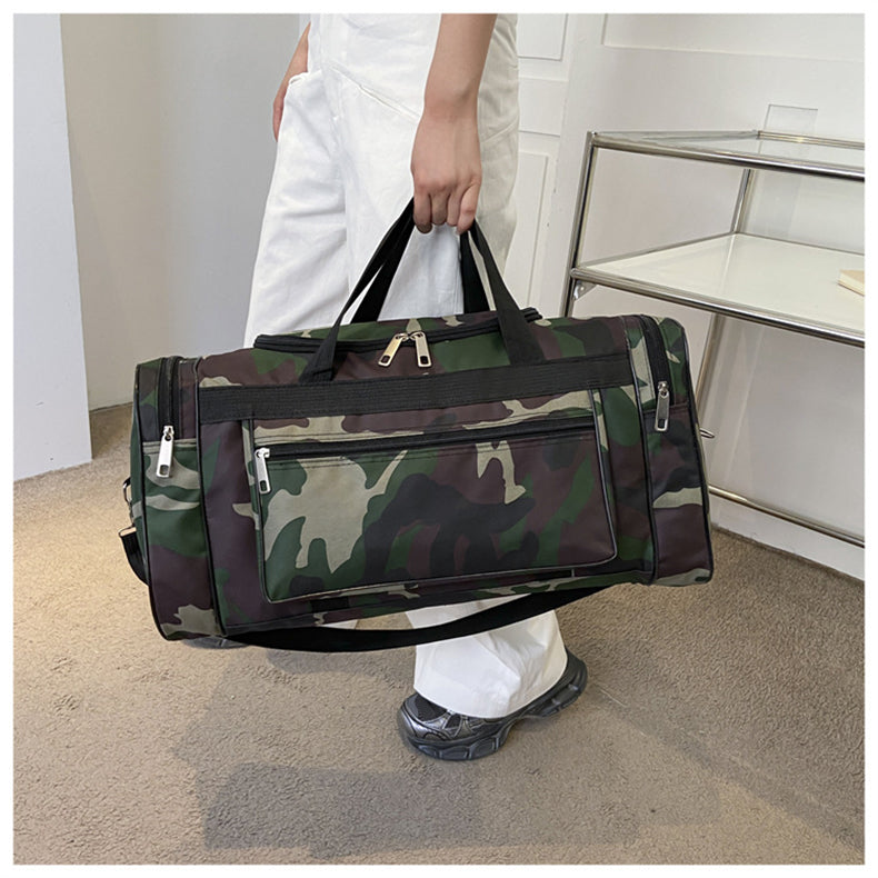 Multifunktionale Reisetasche ⎜ Große Kapazität im modernen Camouflage-Design mit praktischen Fächern