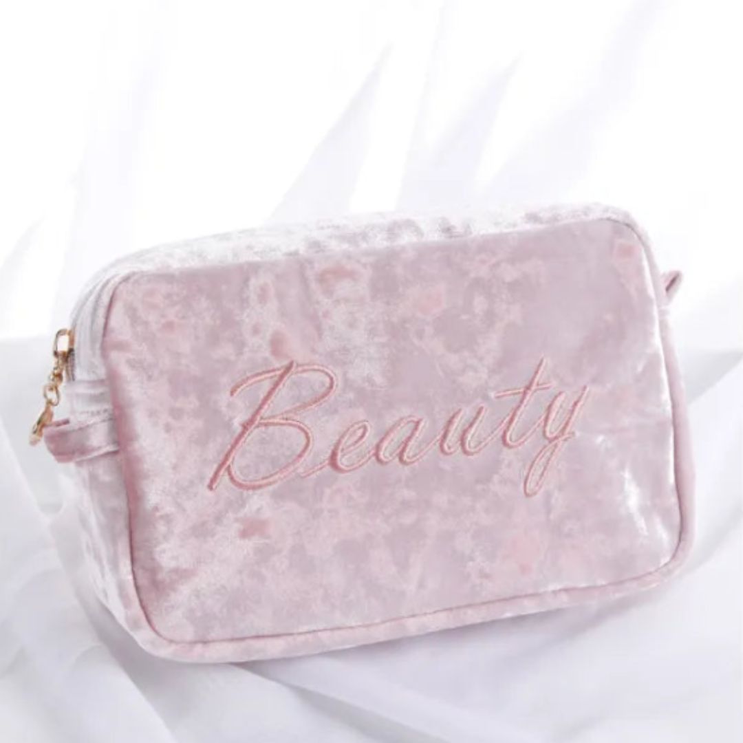 Kosmetiktasche für Damen ⎜ Geräumiges und tragbares Design mit weichem Stoff und praktischer Innenaufteilung