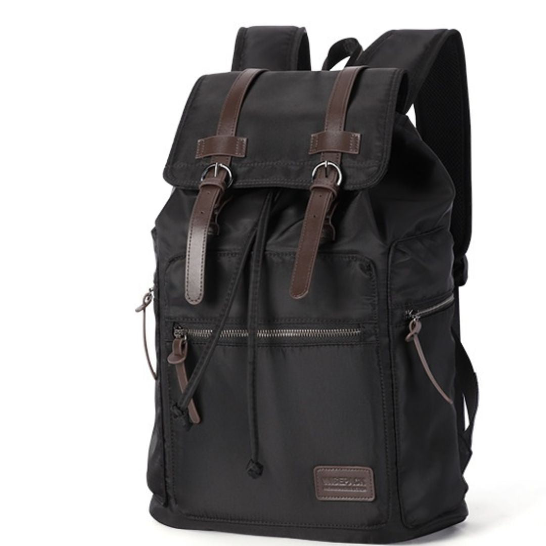 Retro Rucksack für Herren ⎜ Robuster Canvas-Rucksack mit mehreren Fächern für Alltag und Freizeit