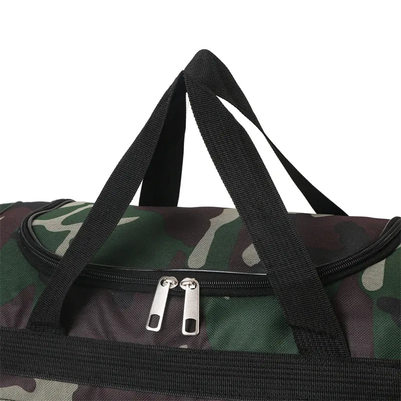 Multifunktionale Reisetasche ⎜ Große Kapazität im modernen Camouflage-Design mit praktischen Fächern