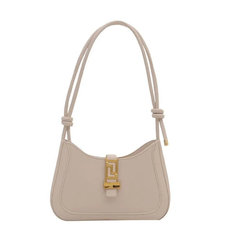 Modische Umhängetasche für Damen ⎜ Retro Tasche mit strukturiertem Design und praktischem Verschluss