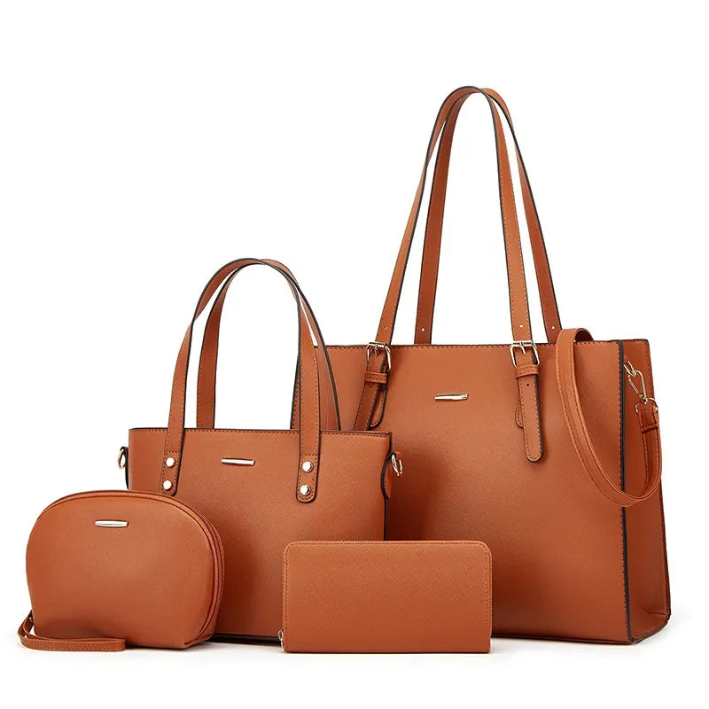 Handtaschen-Set für Damen ⎜ 4-teiliges Set mit eleganten Taschen für verschiedene Anlässe
