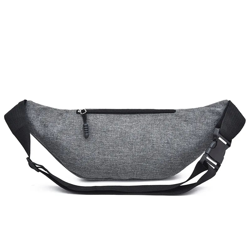 Bauchtasche für Damen und Herren ⎜ Leichte Umhängetasche aus Oxford-Gewebe mit mehreren Reißverschlussfächern