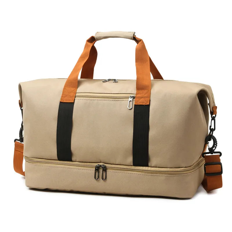 Sporttasche für Damen und Herren ⎜ Große Reisetasche mit Nassfach und separatem Fach für Schuhe oder Zubehör