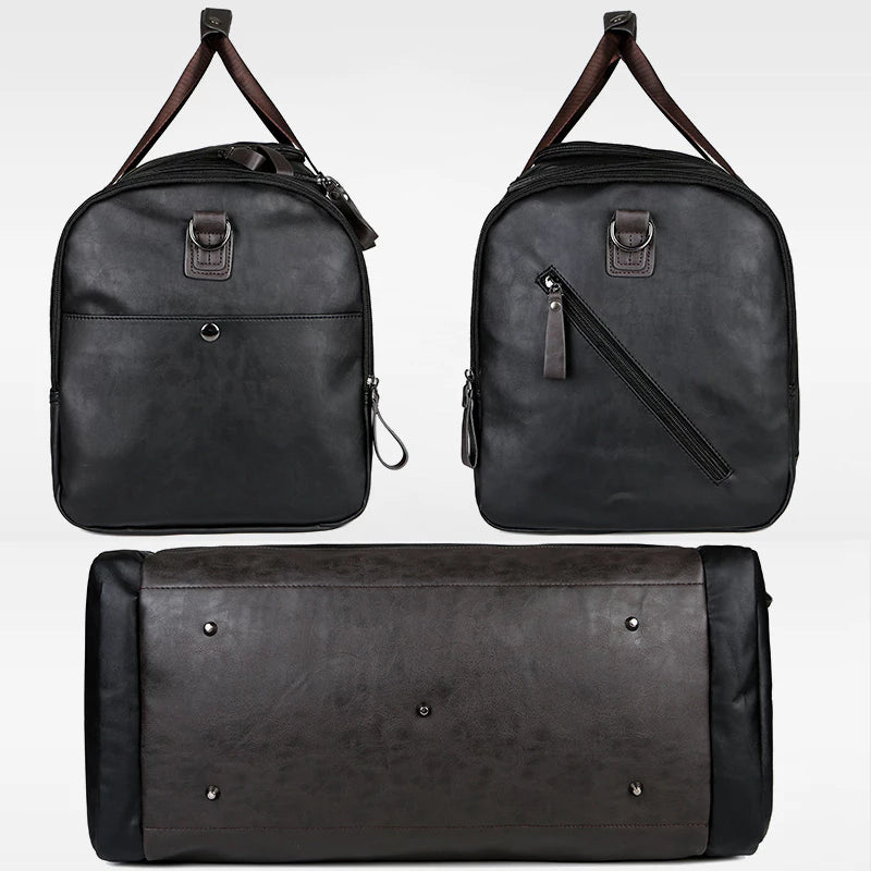 Reisetasche für Herren ⎜ Große Kapazität mit abnehmbarem Schultergurt und praktischem Design für unterwegs