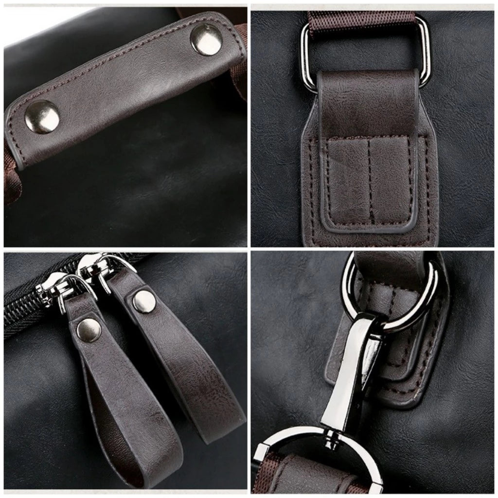 Reisetasche für Herren ⎜ Große Kapazität mit abnehmbarem Schultergurt und praktischem Design für unterwegs