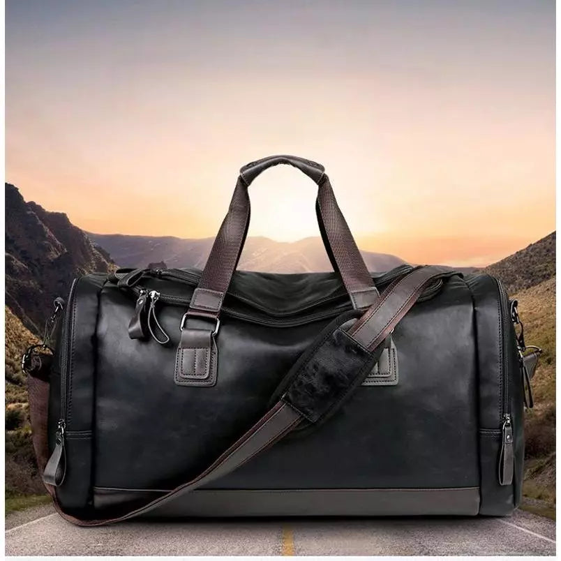 Reisetasche für Herren ⎜ Große Kapazität mit abnehmbarem Schultergurt und praktischem Design für unterwegs