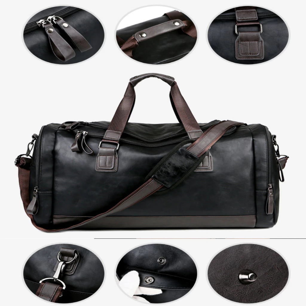 Reisetasche für Herren ⎜ Große Kapazität mit abnehmbarem Schultergurt und praktischem Design für unterwegs