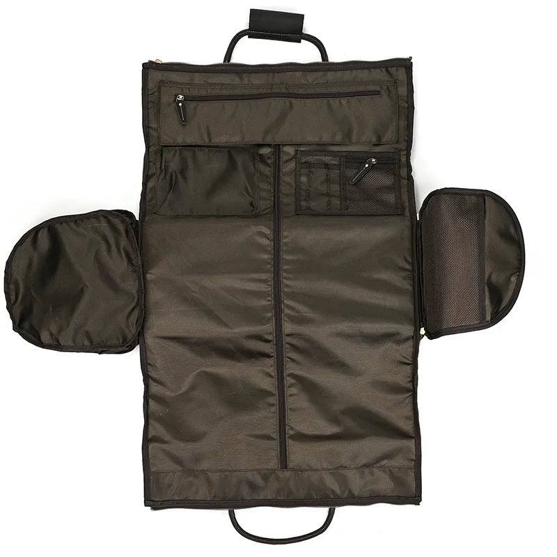 Reisetasche aus Leder ⎜ Große Kapazität mit Rollfunktion für komfortable Reisen