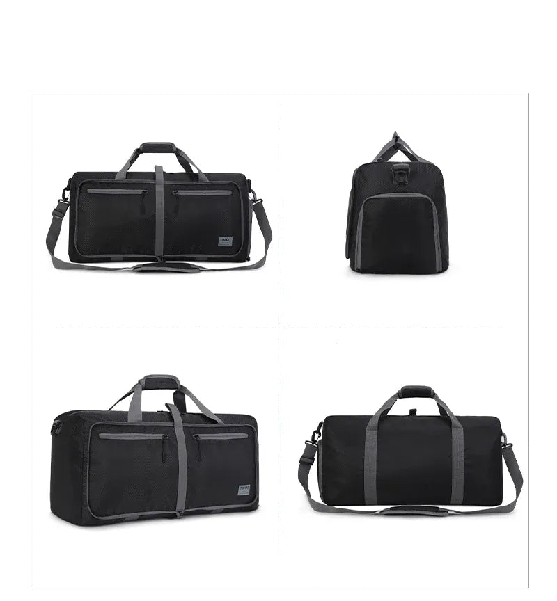 Reisetasche ⎜ Tragbare, faltbare Sporttasche mit großer Kapazität und praktischen Fächern