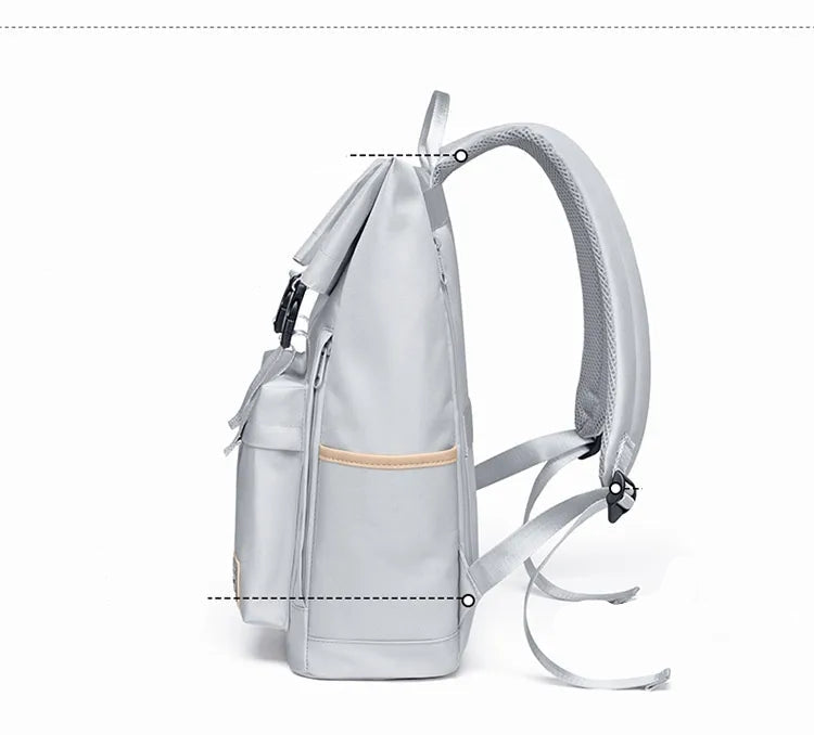Schulrucksack für Damen und Herren ⎜ Stylischer und praktischer Rucksack für Schule und Alltag