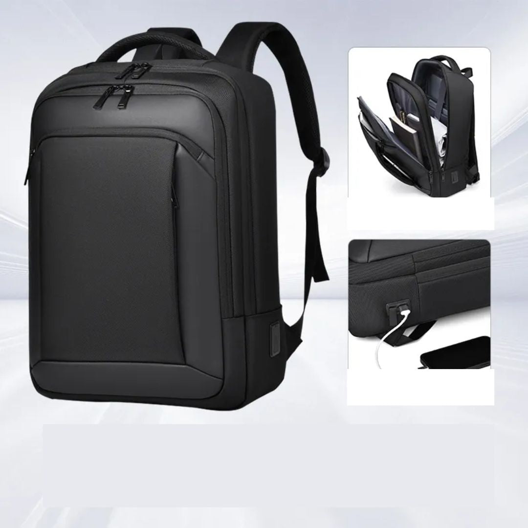 Business Rucksack für Herren ⎜ Moderner und Eleganter Rucksack für Arbeit und Reisen